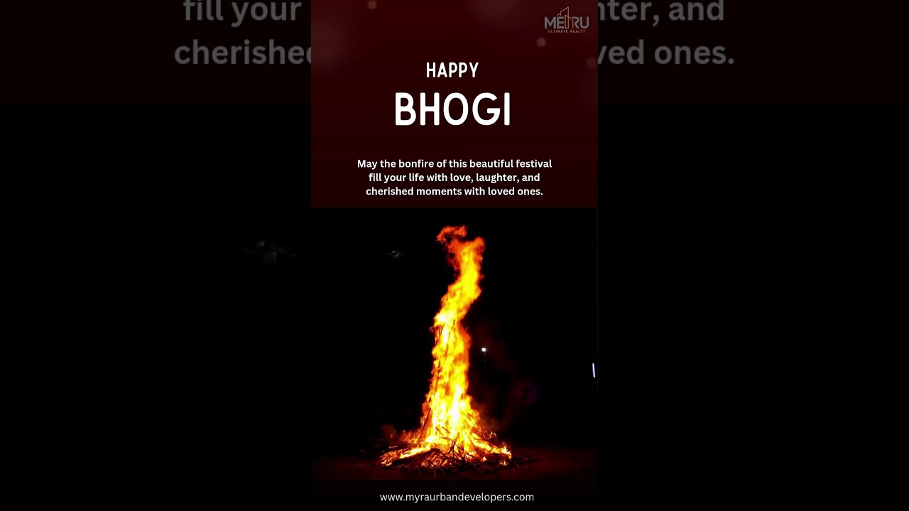 Happy Bhogi from Myra Urban Developers | Happy Lohri 2026 | 