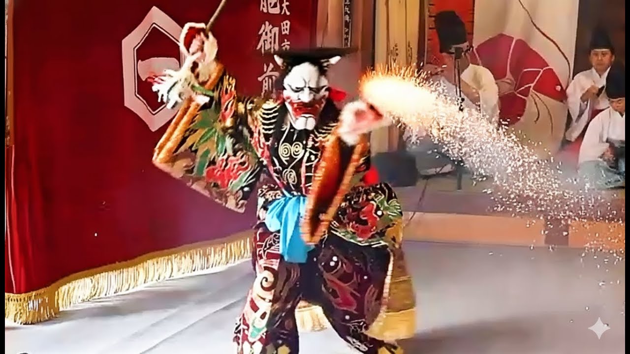 【石見神楽　八幡】 #温泉津舞子連中 2026.1.3～龍御前神社『新春神楽』