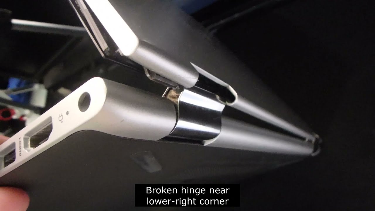 Laptop Broken Hinge Repair Fix HP Pavilion x360 14 LCD Disassembly