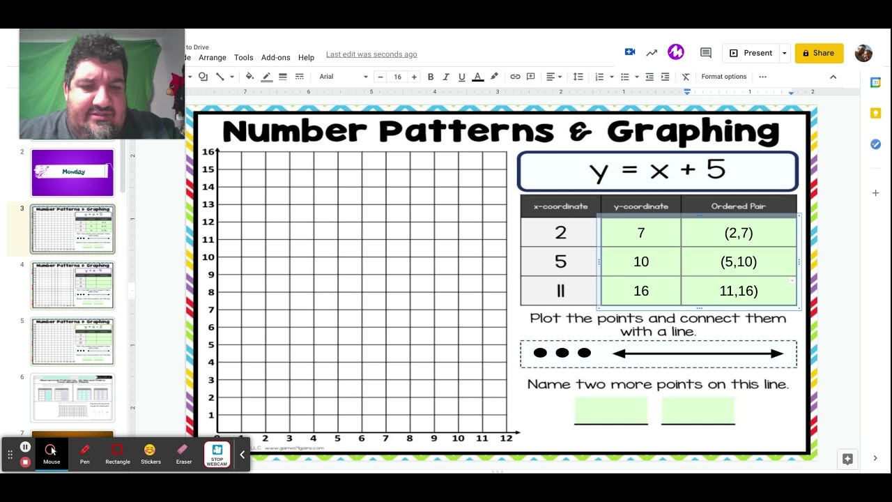 Coordinate Tables