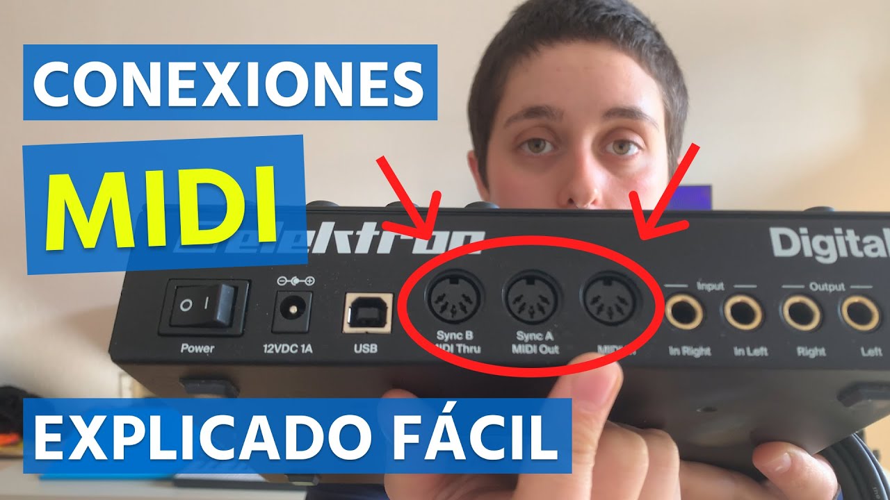 Conexiones MIDI entre hardware explicadas fácil.