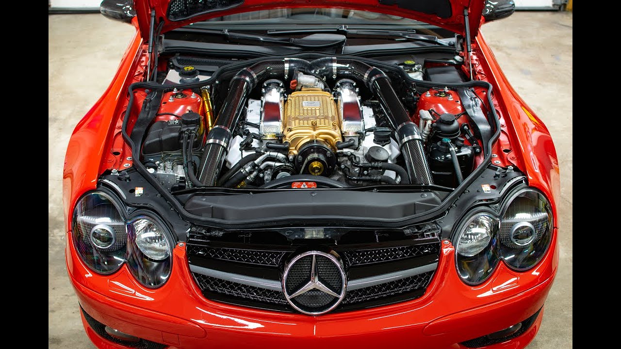 Walkaround and tour of custom Mercedes Benz SL55 AMG. Sounds and looks insane!