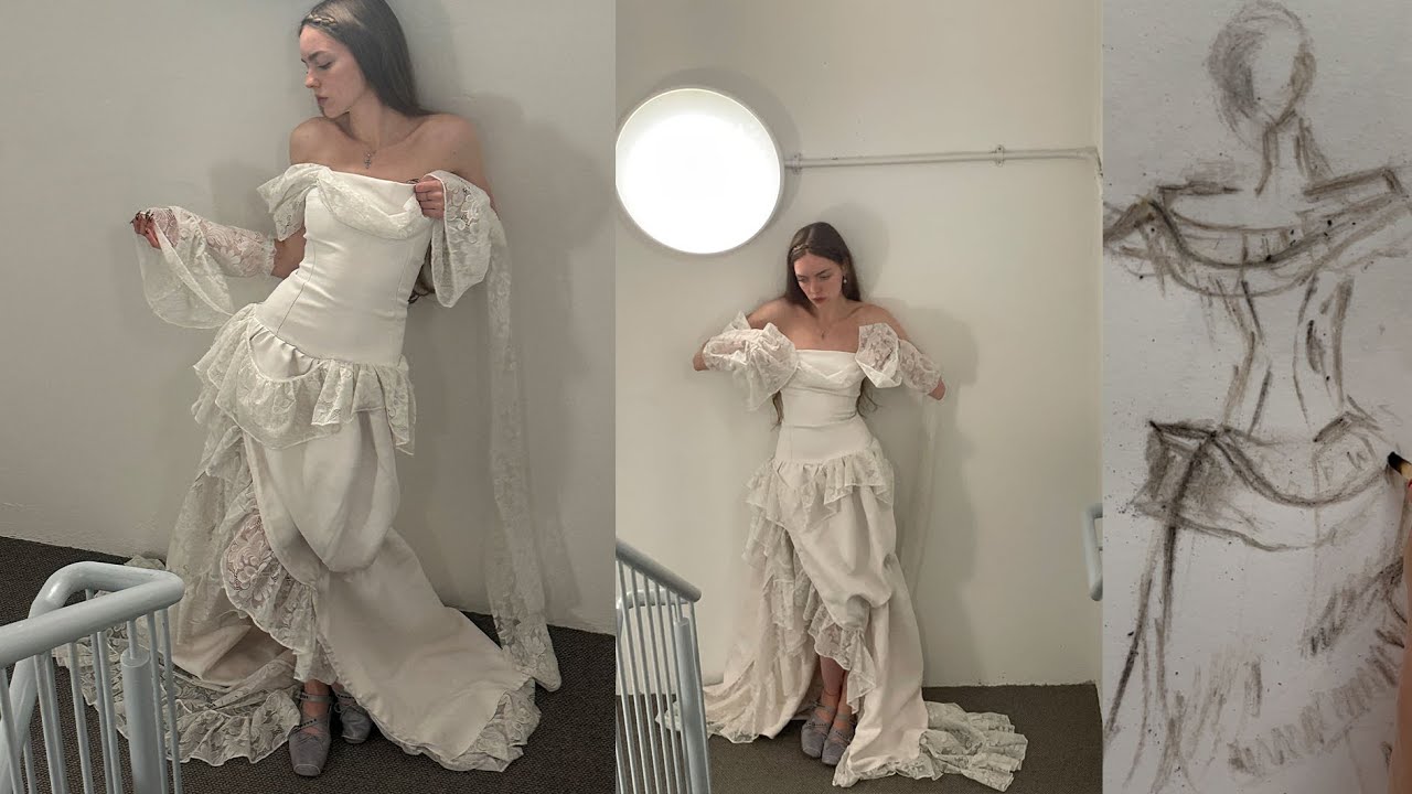 I made my dream couture gown out of a curtain