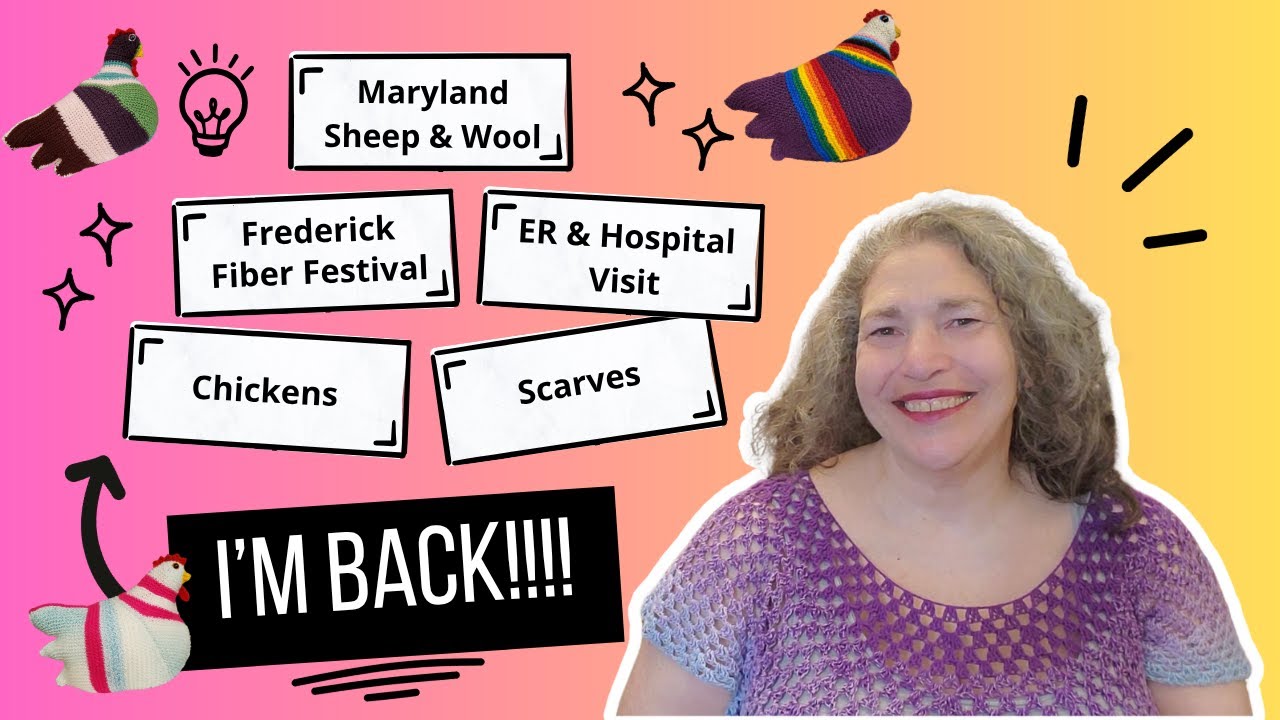 Episode 44: I'M BACK!! Frederick Fiber Fest, MDSW, ER visit, General CRAZY! (Part 1)