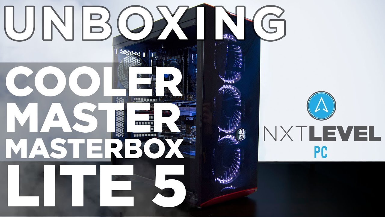 Cooler Master Masterbox Lite 5 by NXT Level PC I Unboxing and Review