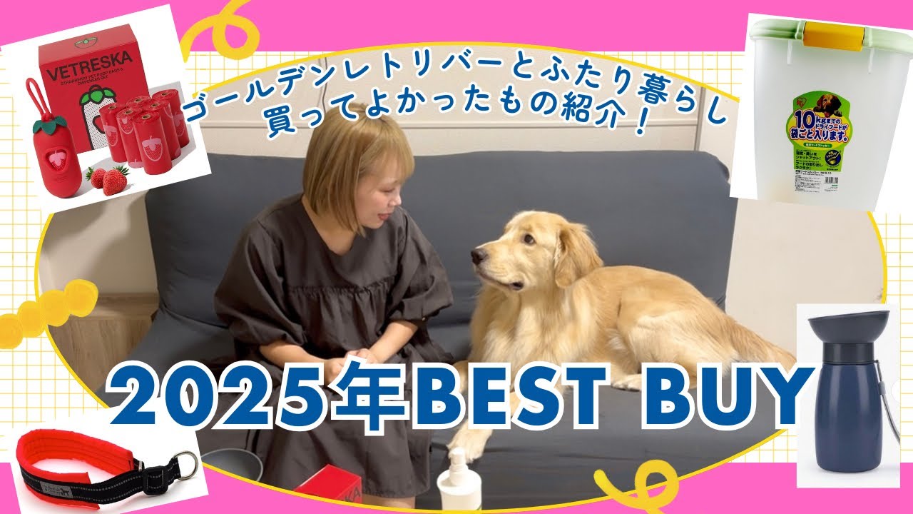 【ベストバイ✨2025】28歳愛犬と二人暮し買ってよかったもの紹介！