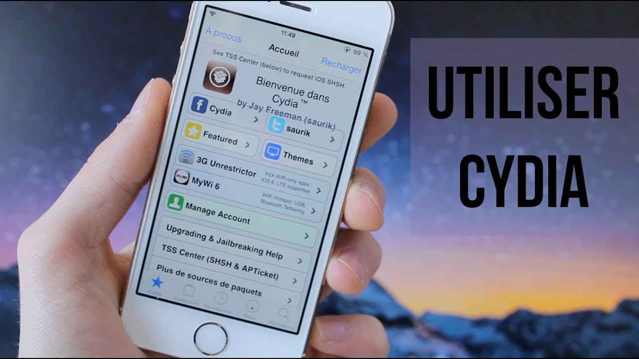 Débuter avec Cydia - Maitriser son utilisation