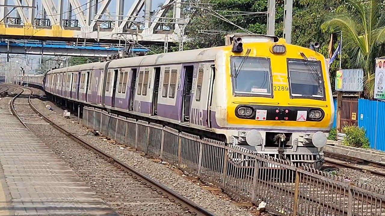 Rare Sight: Siemens Andheri-Virar 15-Coach Local Train Spotted Twice at Andheri!