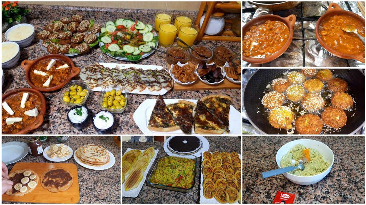 تحدي مع يوتبور/ طبيلة فطور اقتصادية سهلة ومتنوعة/افكار جديدة بدون معجنات من القليل نوجدو الكثير