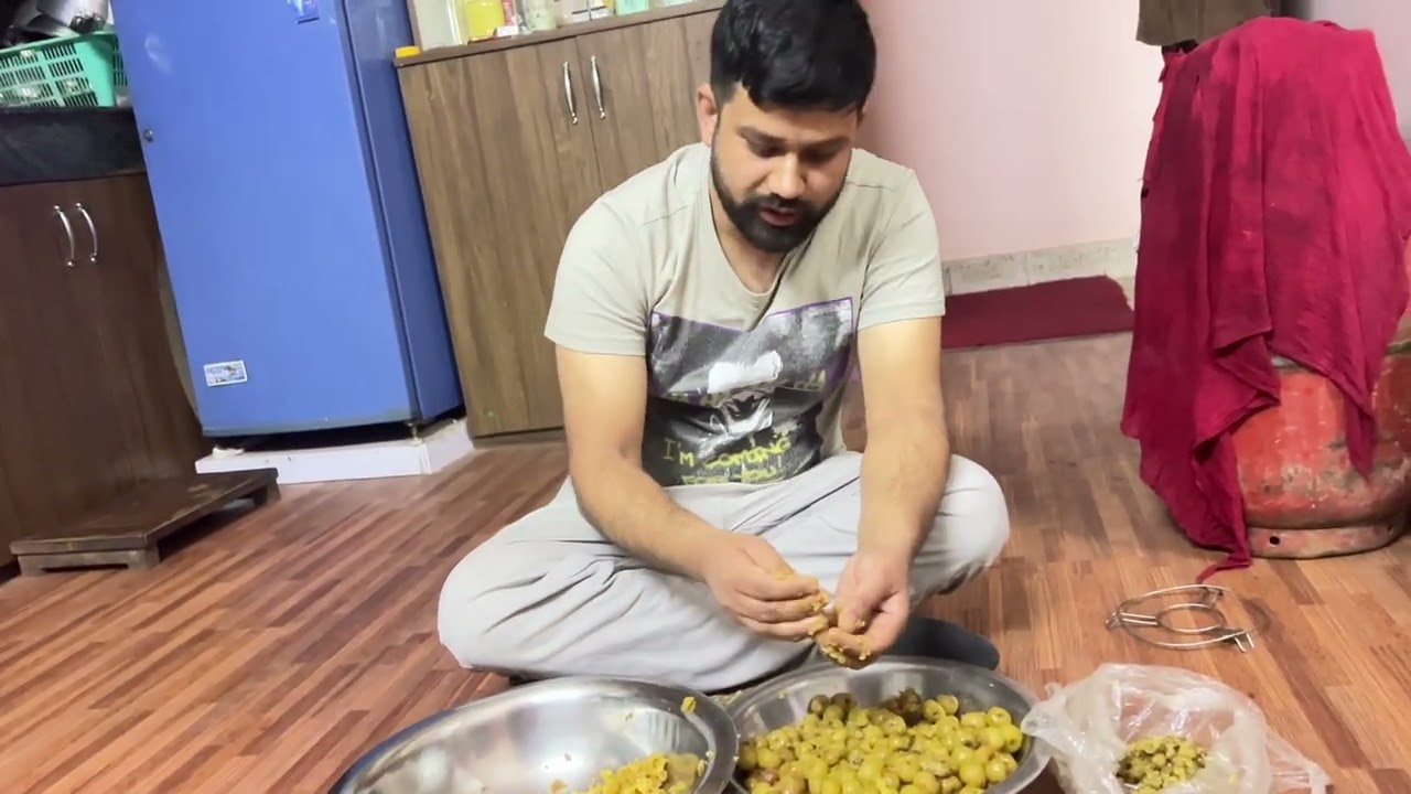 Amala Pickel/ Amala ko Achar making…. #amala #achar #husbandwife 
