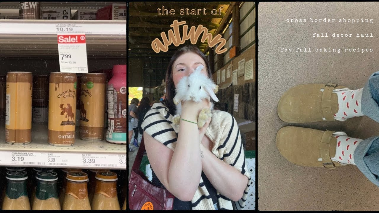 the start of autumn | cross-border shopping, chai cookie recipe, coffee favs 🍂