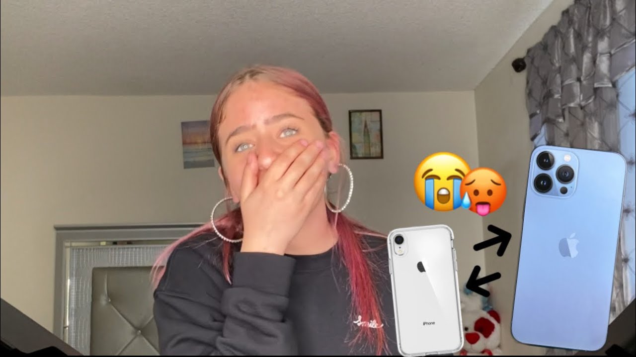 اجاني هديه ايفون 13 برو ماك شوفو من مين..؟!😮‍💨💚