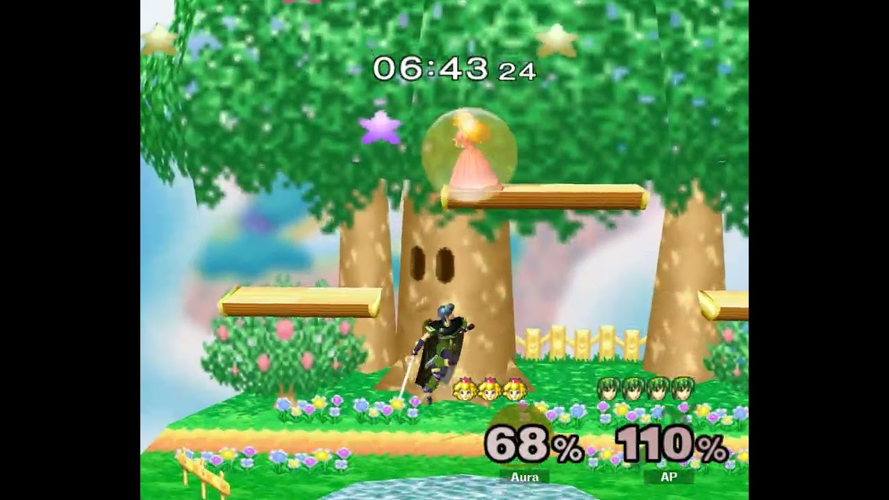 [ass] 172 - Melee Singles WSF — Aura ⟮Peach⟯ vs AP ⟮Marth⟯