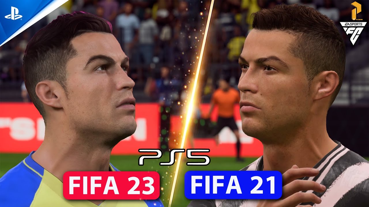 FIFA 23 vs FIFA 21 - PS5