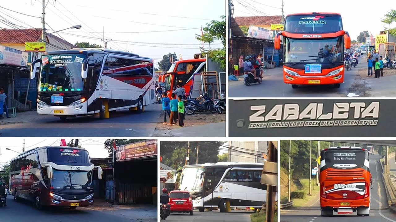 Kejar Terus Sampe Masuk Tol!! Konvoi + Full Telolet Bus Dian Trans Zabaleta & Bus Briss Trans HDD