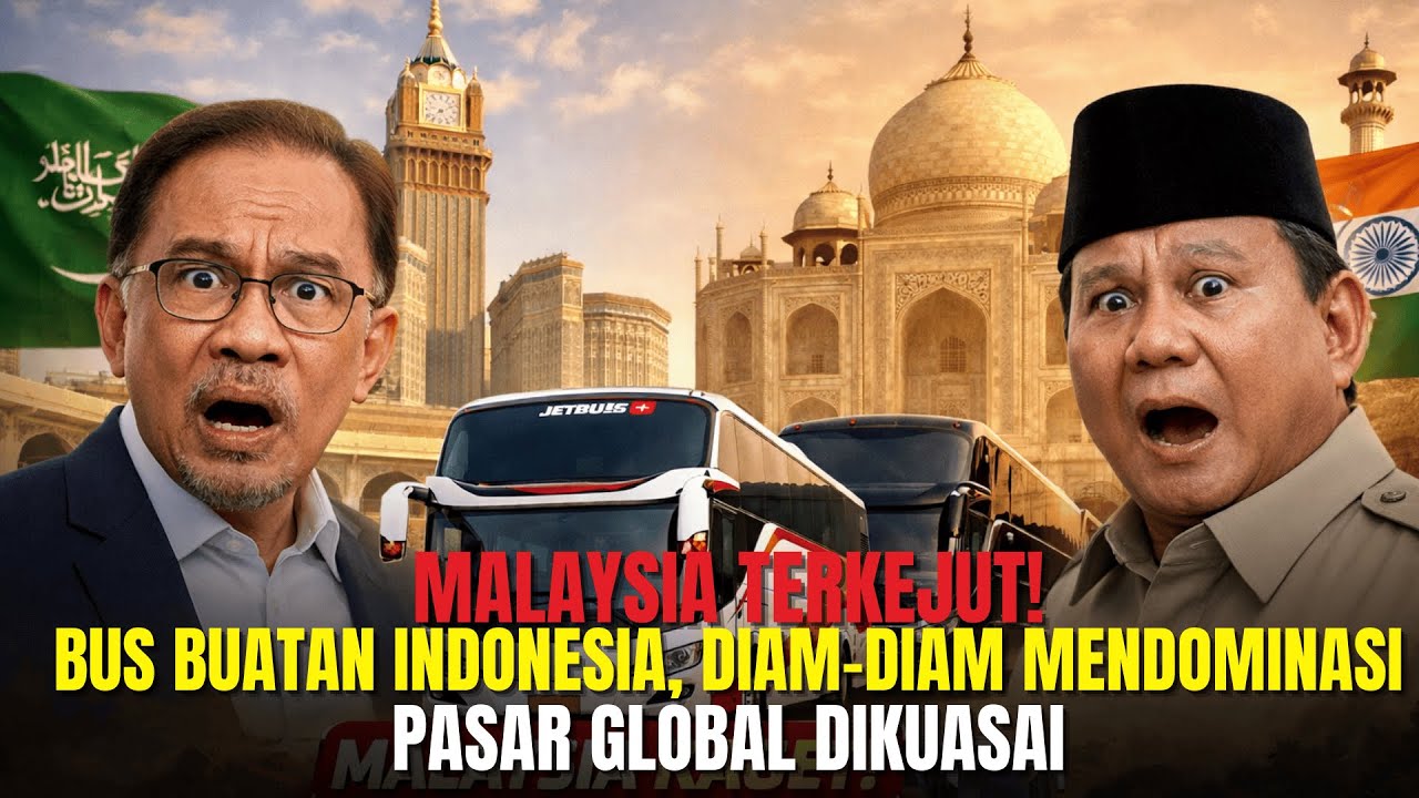 Malaysia Kaget! Bus Indonesia Diam Diam Mendominasi Arab Saudi & India