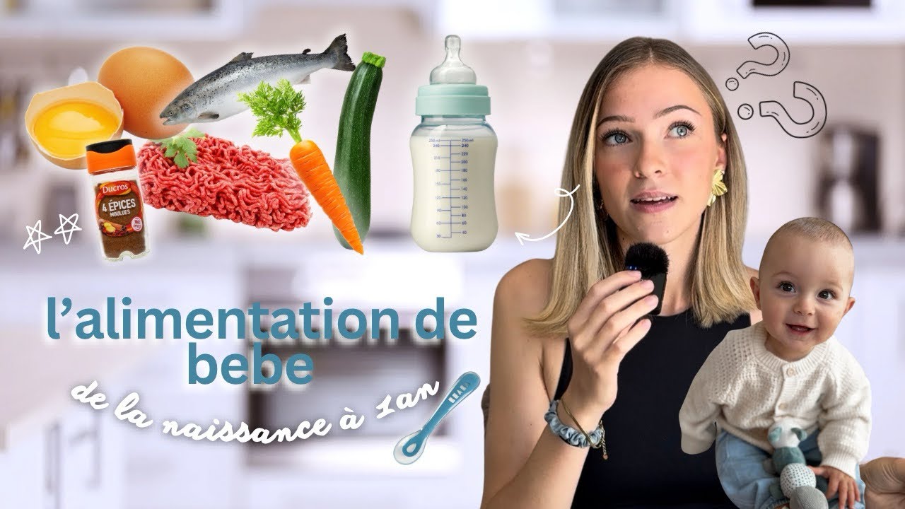 L’ALIMENTATION DE BÉBÉ DE A à Z ( âge, introduction, quantité, féculents, protéines…)