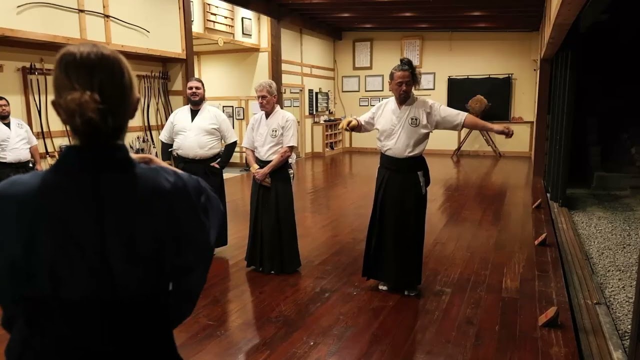 Kyudo practice 弓道 稽古 dec 3 2025