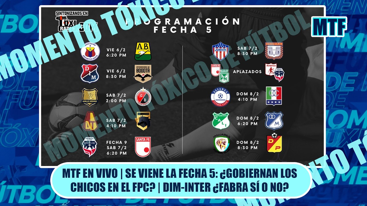 🚨 MTF EN VIVO | SE VIENE LA FECHA 5: ¿GOBIERNAN LOS CHICOS EN EL FPC? | DIM-INTER ¿FABRA SÍ O NO?