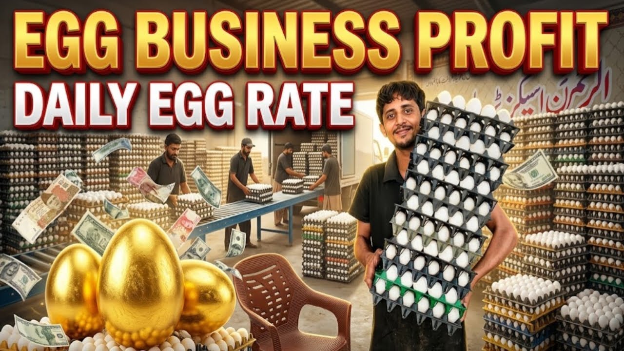 &ldquo;Egg Business Profit in Pakistan 🥚 | Today Egg Rate & Daily Earnings | Egg Trading Business&rdquo;