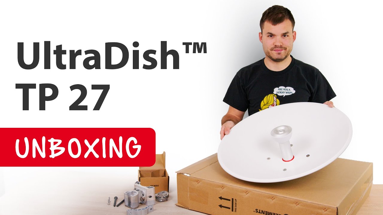 RF elements UltraDish&trade; TP 27 Unboxing