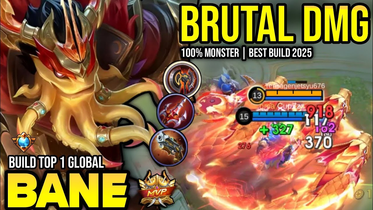 BANE BEST BUILD 2025 | BUILD TOP 1 GLOBAL BANE GAMEPLAY | MOBILE LEGENDS✓
