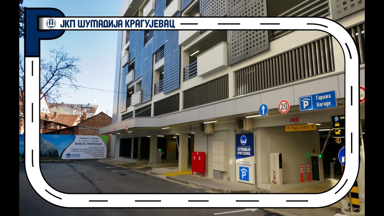 Parking garaža u ulici Kneza Miloša 🅿️