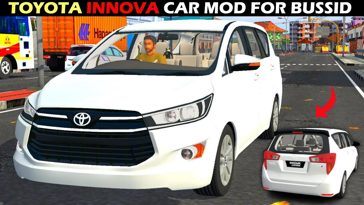 Toyota Innova 2018 Car Mod For Bus Simulator Indonesia | Car Mod For Bussid | #bussid