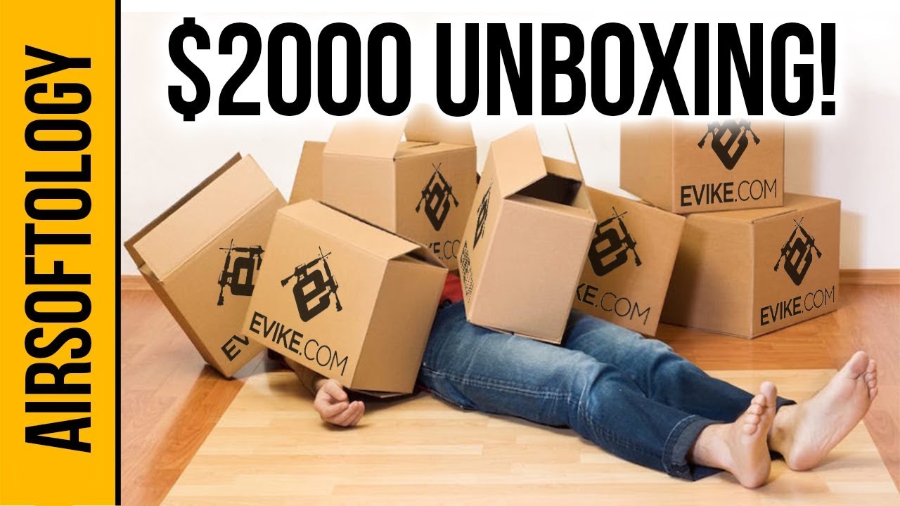 $2000 MEGA Evike Unboxing with 7 Guns! | Airsoftology