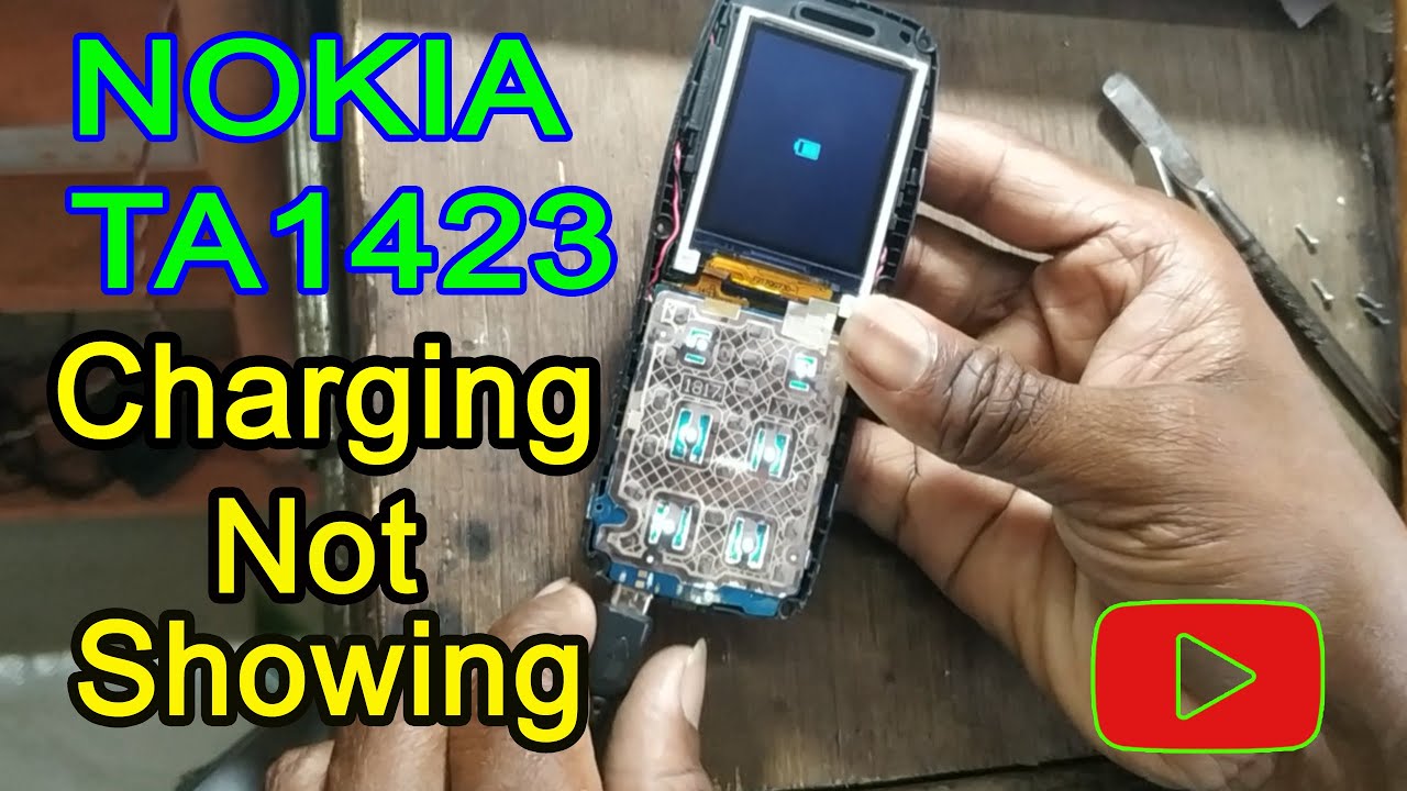 nokia ta 1423  Battery charging Not Showing 100% Solution