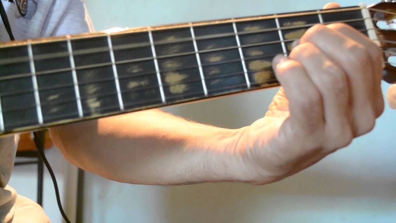 Como tocar los acordes de la Canci&oacute;n 