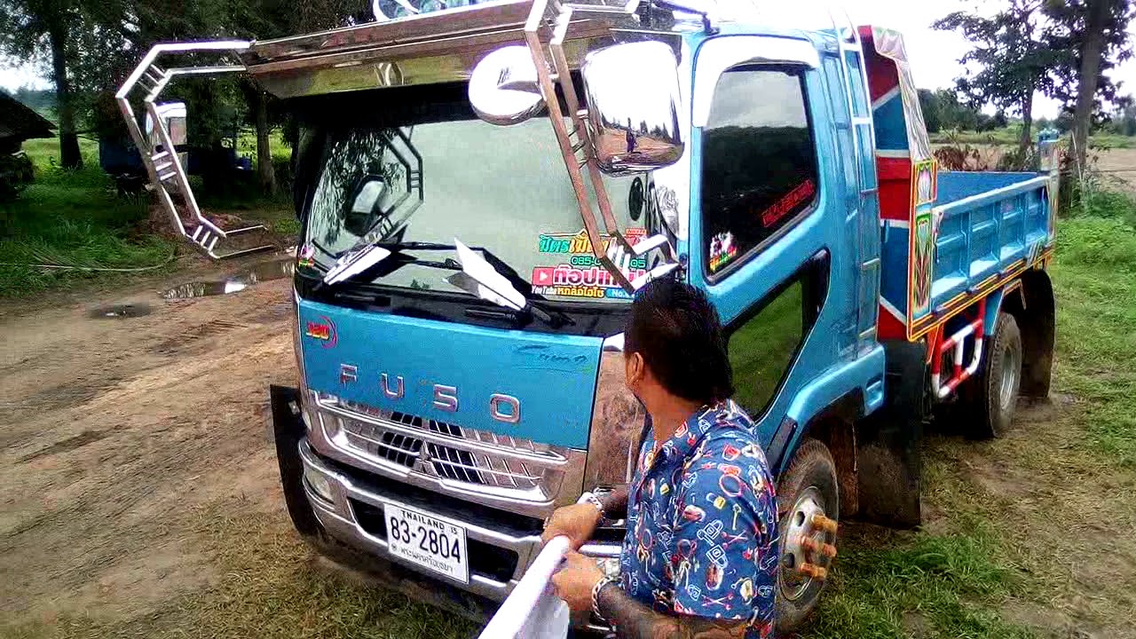 ติดหล่มแต่เช้าครับ!!!! dump truck