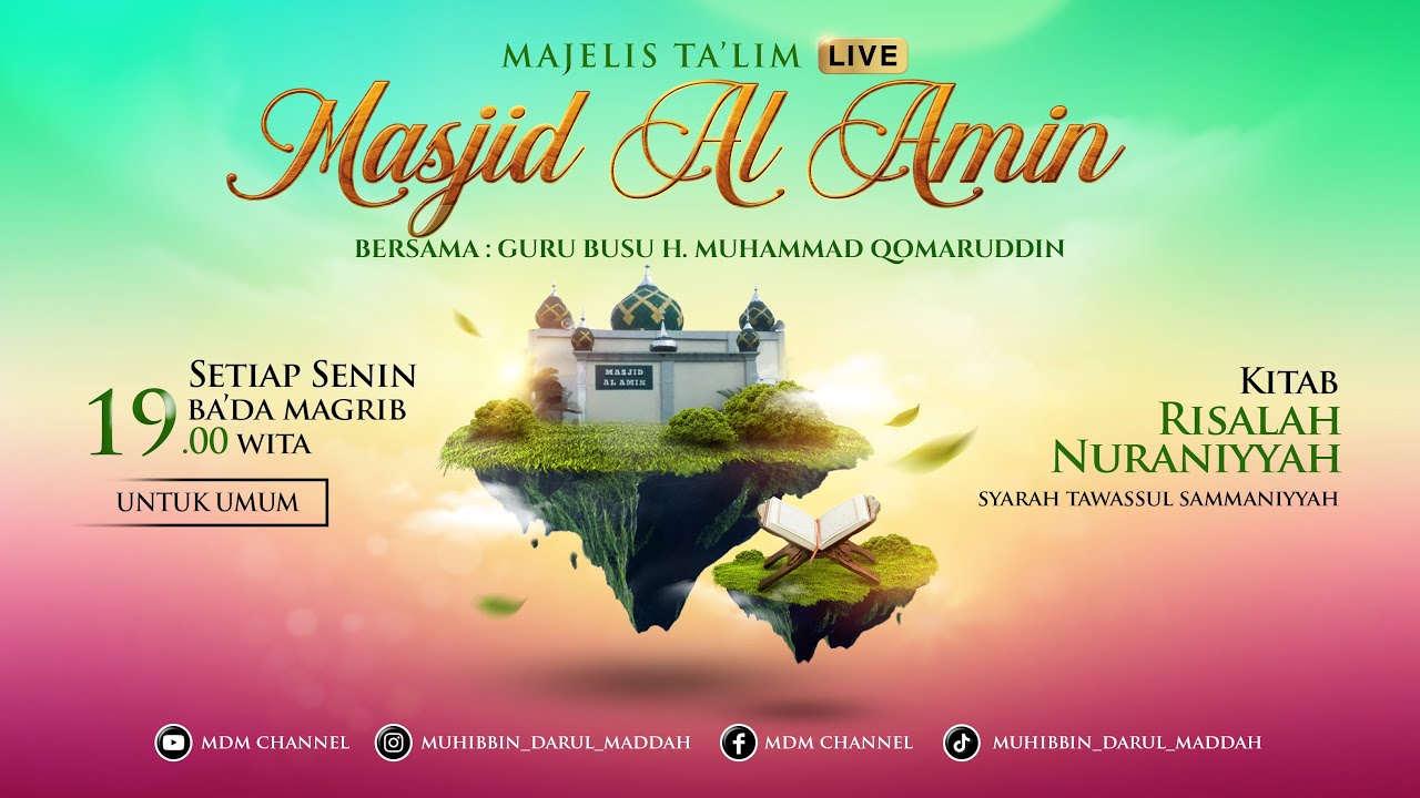 Pengajian Guru Busu H. M. Qomaruddin - Masjid Al Amin - Senin 11/11/2024