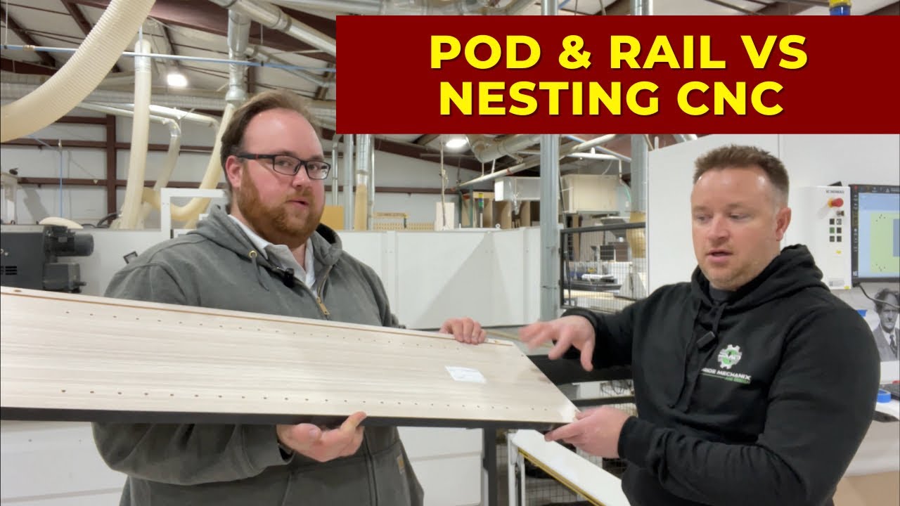 Pod and Rail против Nesting CNC-фрезер