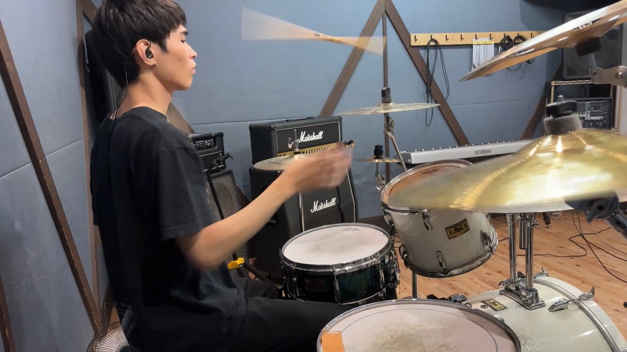 カラカラ - 結束バンド (drum cover)