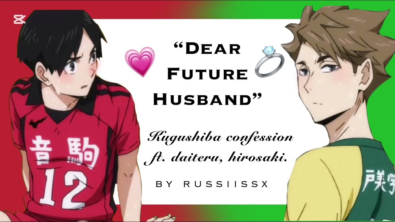 Kugushiba confessing? | WATCH IN 0.5X | “Dear Future Husband” lyric prank | By Russiissx💗