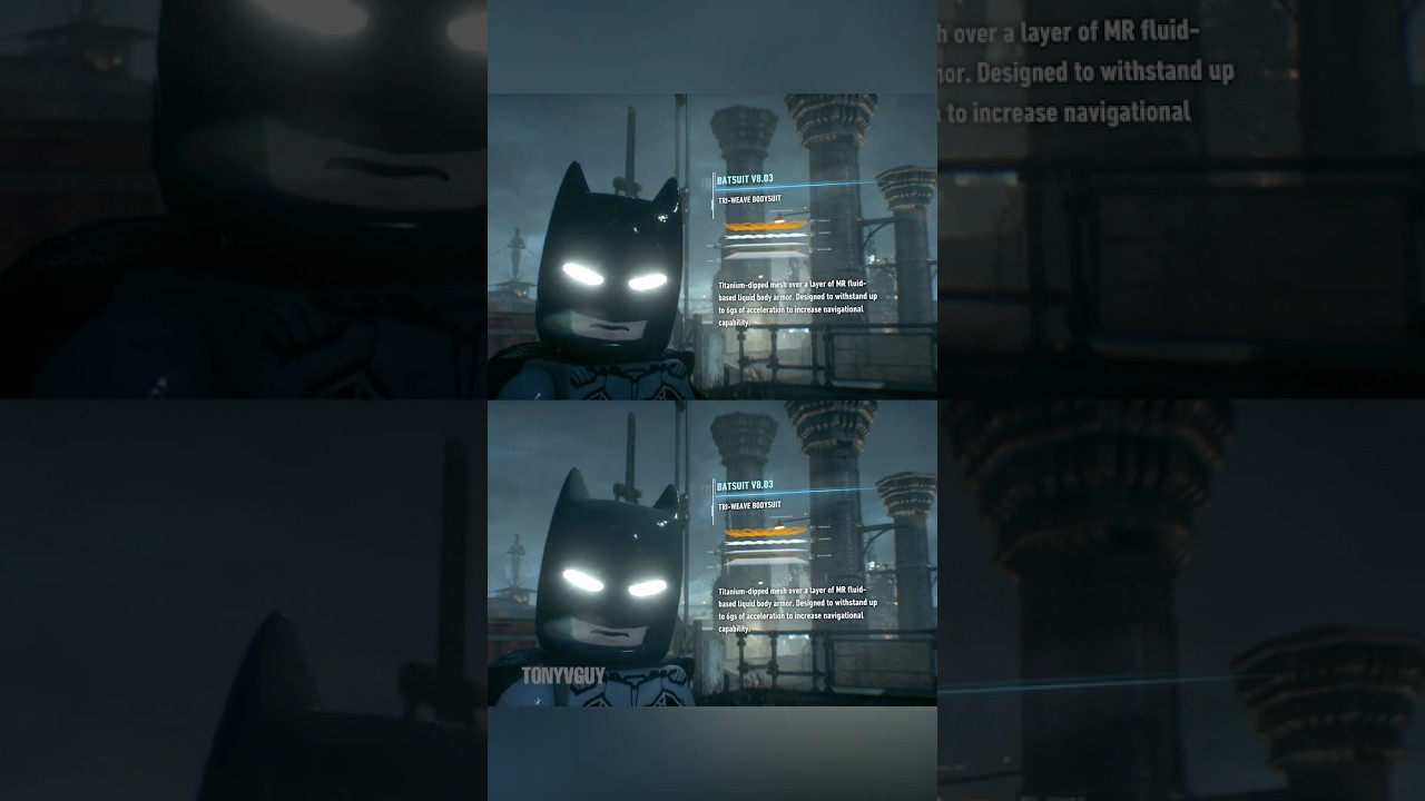 LEGO: Batman Legacy of the Dark Knight Suit Up | Arkham Knight Cinematic Mod