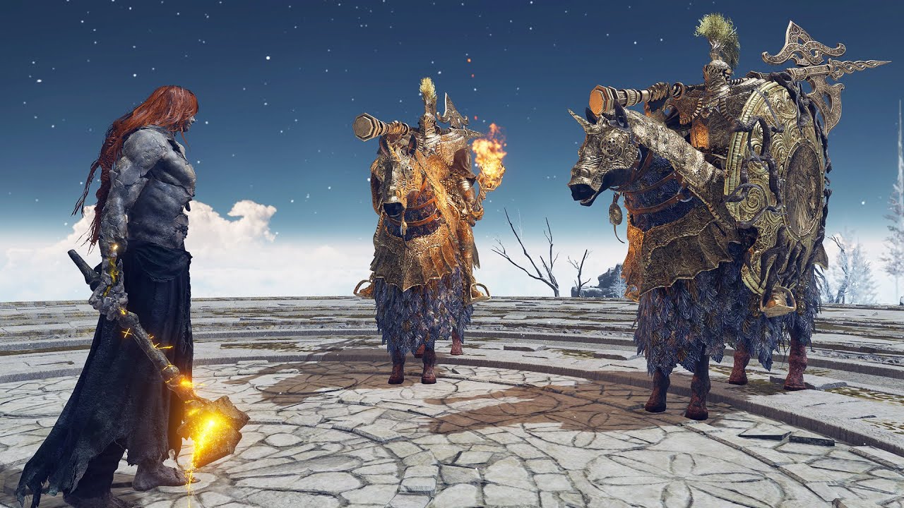 Tree Sentinel Duo Vs Bosses - Elden Ring