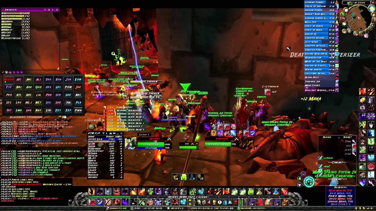 Dreamstate vs BWL speedrun 51min Warlock pov