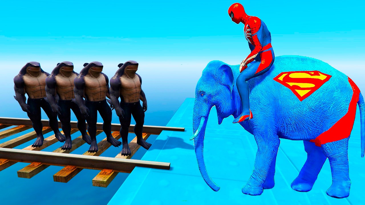 GTA 5 | Crazy Ragdoll - Spiderman On Rainbow Bridge With Minions (Funny Fails Compilations) 1
