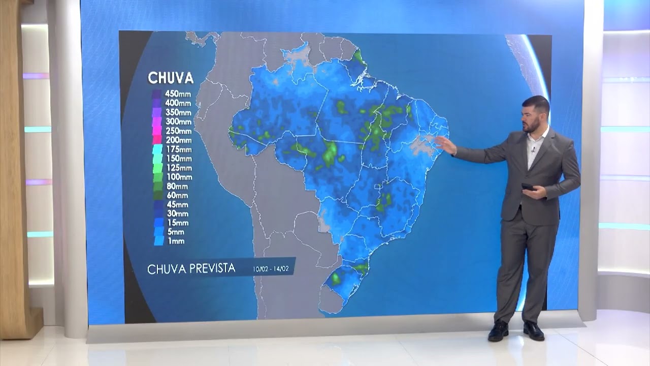 ZCAS IRRIGA O NORTE E MATOPIBA; MS E PR VIVEM SEMANA DE CALOR PRÉ-FRONTAL