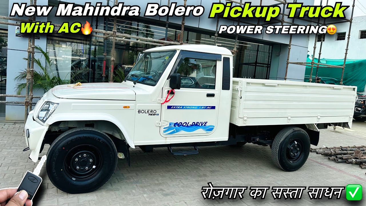 New Mahindra Bolero Pickup Cool-Drive AC 2023❤️Price & Features