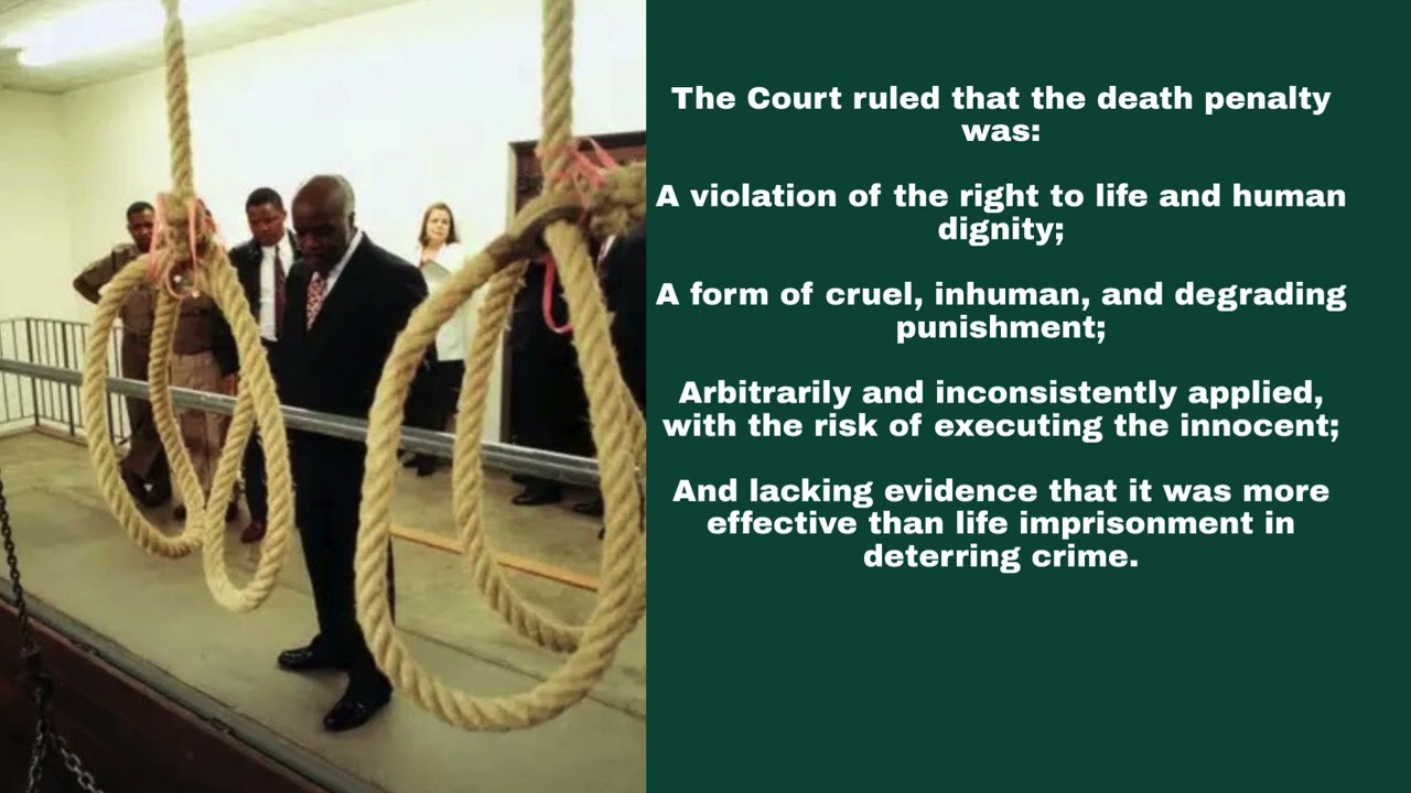 State Vs makwanyane Case Summary. #caselaw #lawyer #UNISA