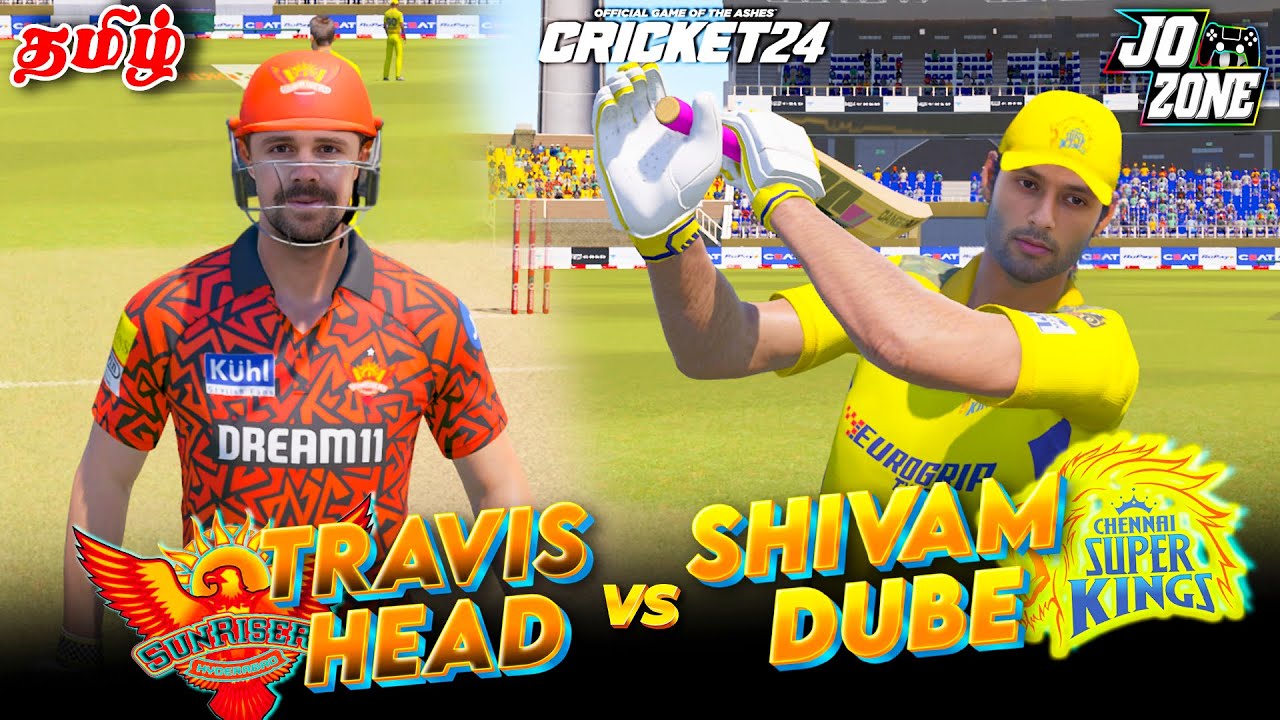 🎇💸சிக்ஸர் ஹெட் vs சிக்ஸர் டூபே | IPL Fever Started ! IPL 2024 CSK vs SRH Cricket 24 | Jo Zone