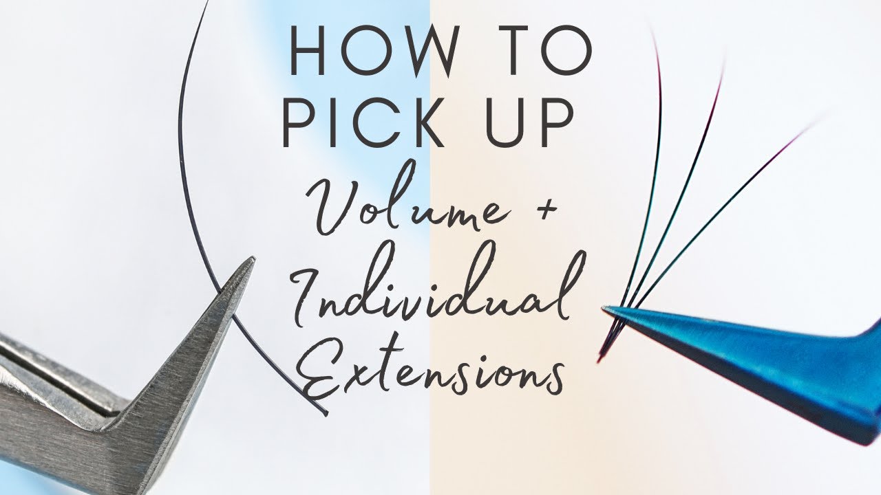 Pick up Individual 1D and Pre-made Volume Extensions. Learn to dip extensions correctly