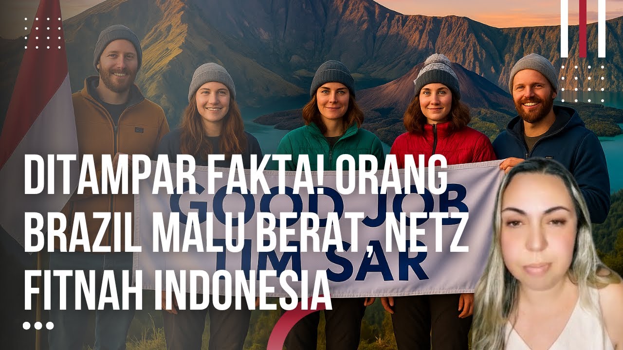 Ditampar Fakta! Orang Brazil Malu Berat, Netizennya Fitnah Indonesia Asal Bacot!