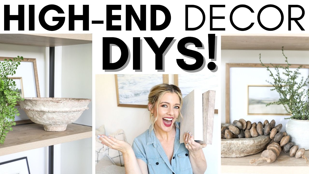 HIGH-END DIY DECOR || RH DUPE || DECORATING ON A BUDGET
