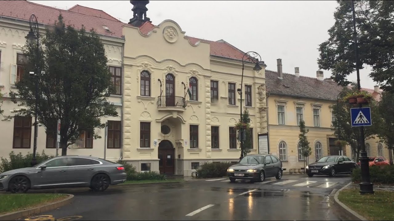 Driving in Hungary: KŐSZEG az esőben