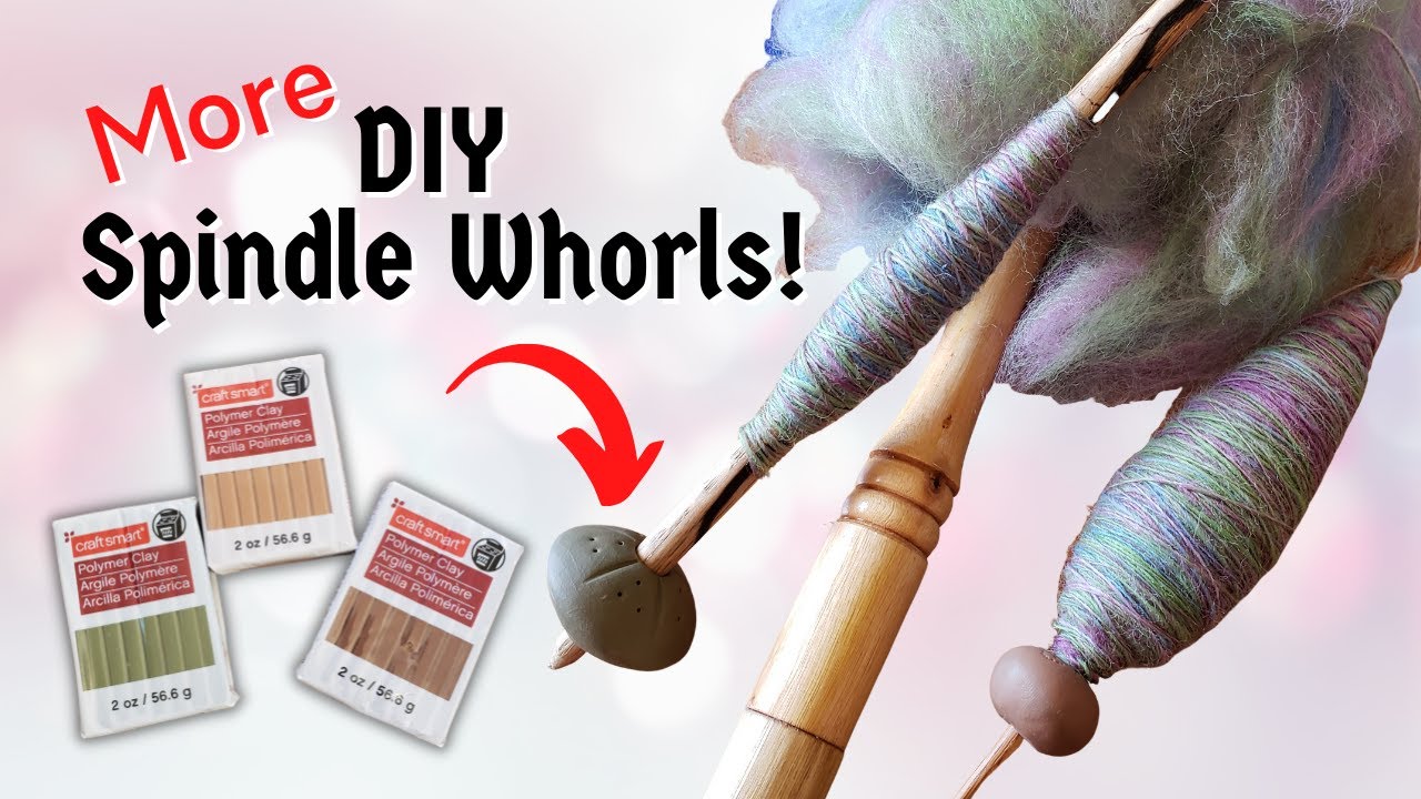DIY Spindle Whorls for Handheld Distaff Yarn Spinning