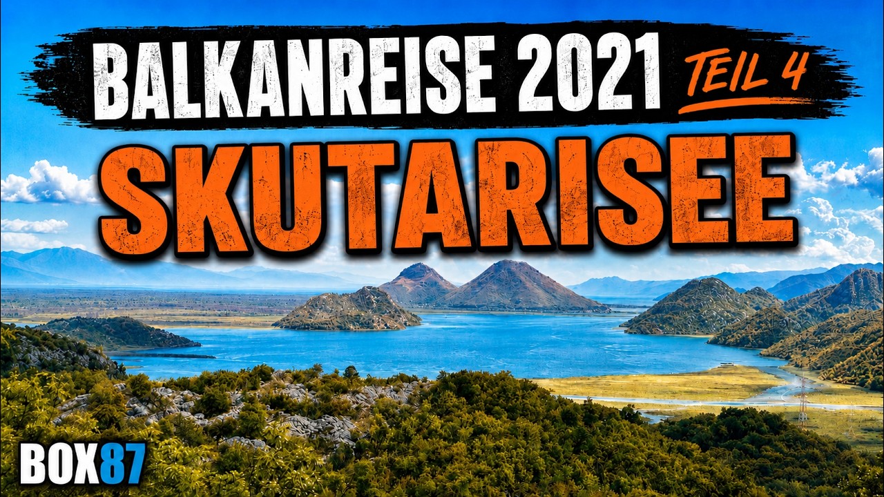 Balkan Motorradreise 2021 Teil 4 - Tagestour Montenegro - Nationalpark Skutarisee